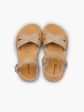 Sandales Pisamonas en beige