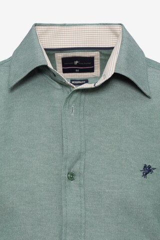 DENIM CULTURE - Slim Fit Camisa ' BRADLEY ' em verde