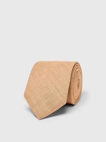 SELECTED HOMME Tie in Beige: front