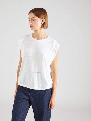 Pepe Jeans قميص 'BERENICE' بلون أبيض: الأمام