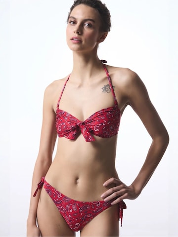 Penti Bandeau Bikini felső 'Bikinioberteile' - piros: elől