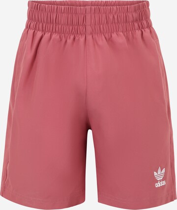 ADIDAS ORIGINALS Athletic Swim Trunks 'Adicolor Essentials Solid' in Pink: front