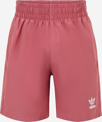 ADIDAS ORIGINALS Board Shorts 'Adicolor Essentials Solid' in Pink: front
