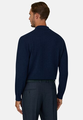 Boggi Milano Gebreid vest in Blauw