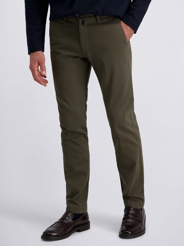 Regular Pantalon chino 'Castres' PIERRE CARDIN en vert : devant