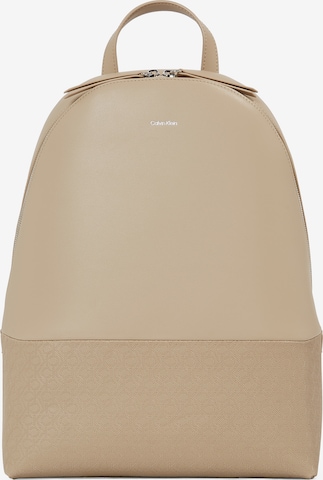 Calvin Klein Rucksack 'MIXMEDIA' in Braun: Vorderseite