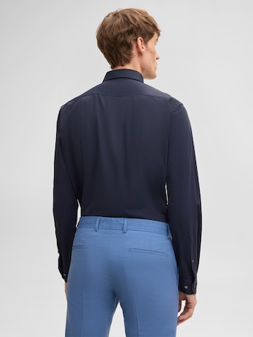 Coupe slim Chemise business ' Sit ' STRELLSON en bleu