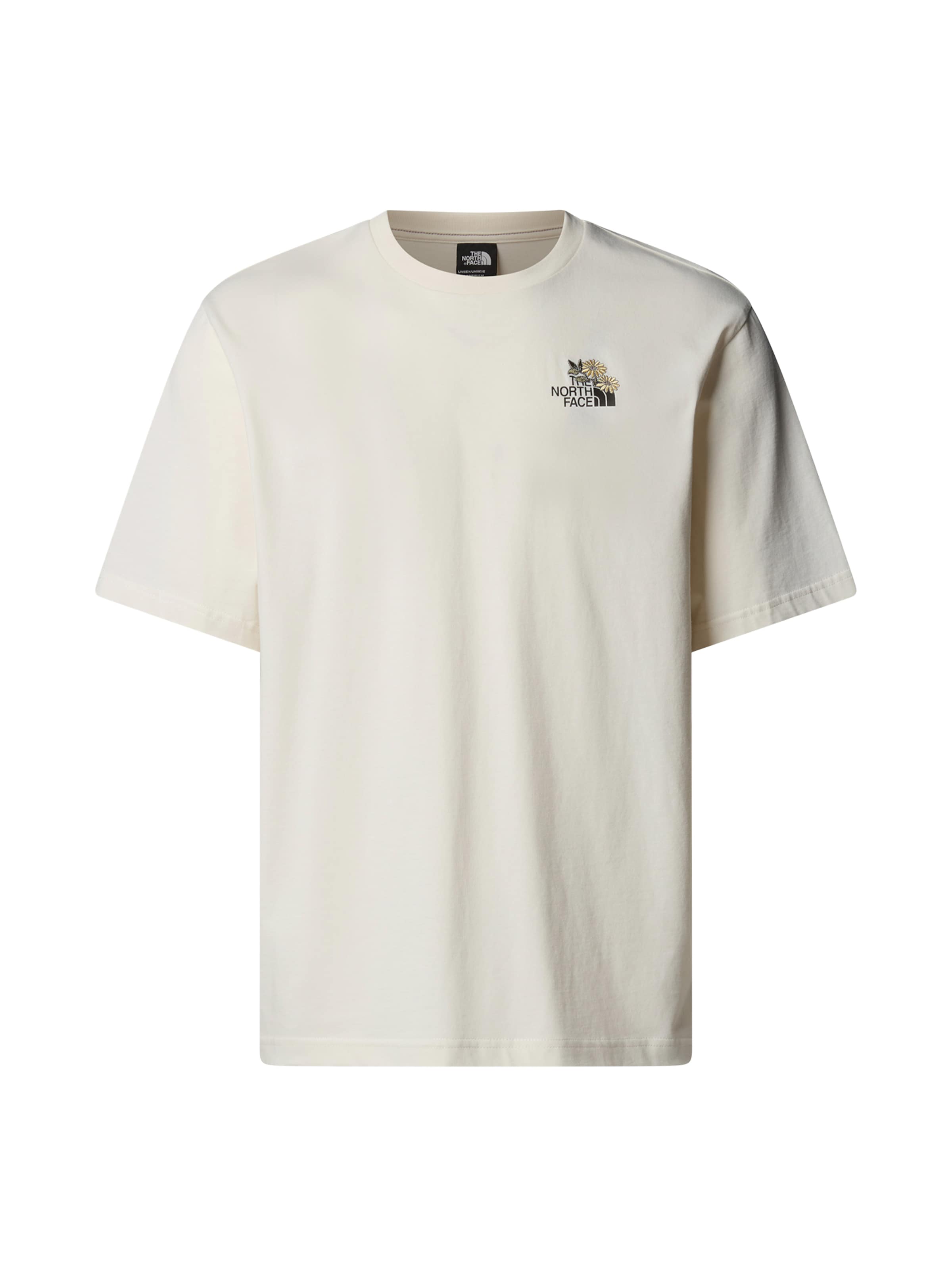 Tricou 'Flower Dome' THE NORTH FACE pe galben deschis / kaki / negru / alb lână, Vizualizare produs