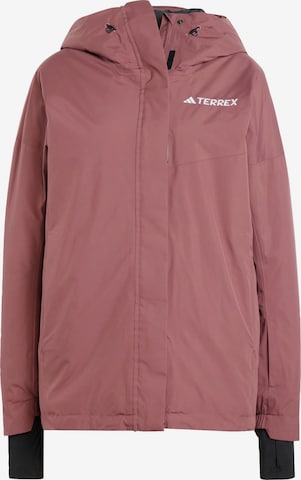 ADIDAS TERREX Athletic Jacket 'Multi 2L' in Red: front