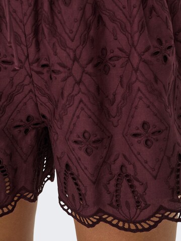Regular Pantalon 'ONLFrani' ONLY en marron