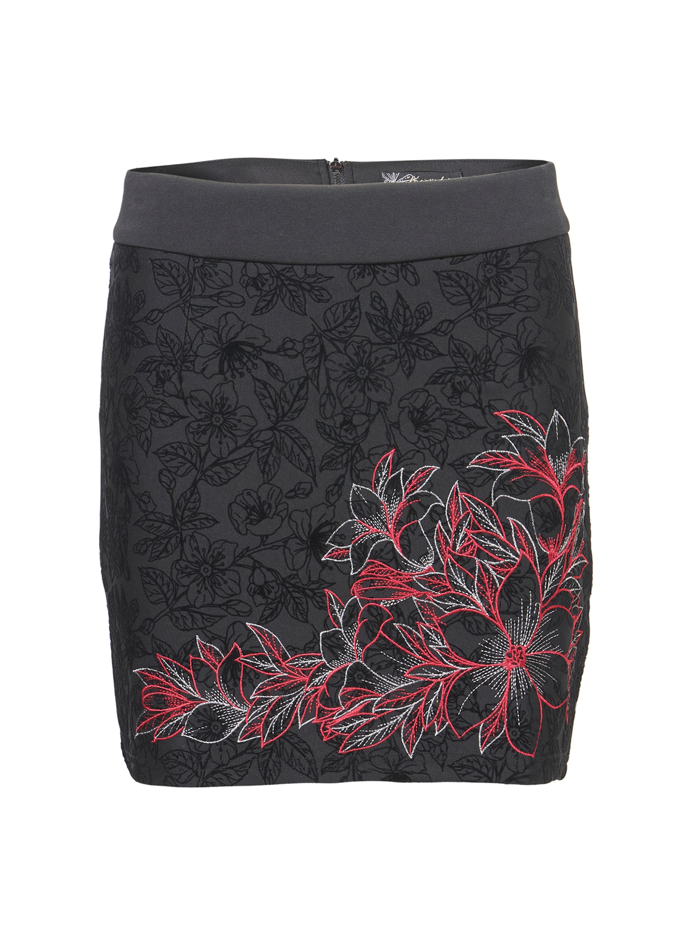 KOROSHI Φούστα σε γκρι: μπροστά