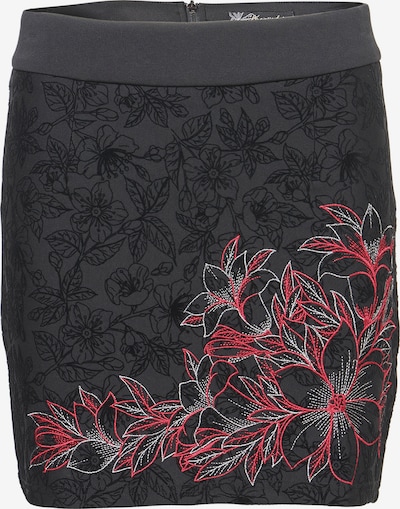 Sijonas iš KOROSHI, spalva – antracito spalva / raudona / juoda / balta, Prekių apžvalga