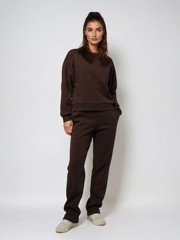 Eoselio Regular Broek 'Blend' in Bruin