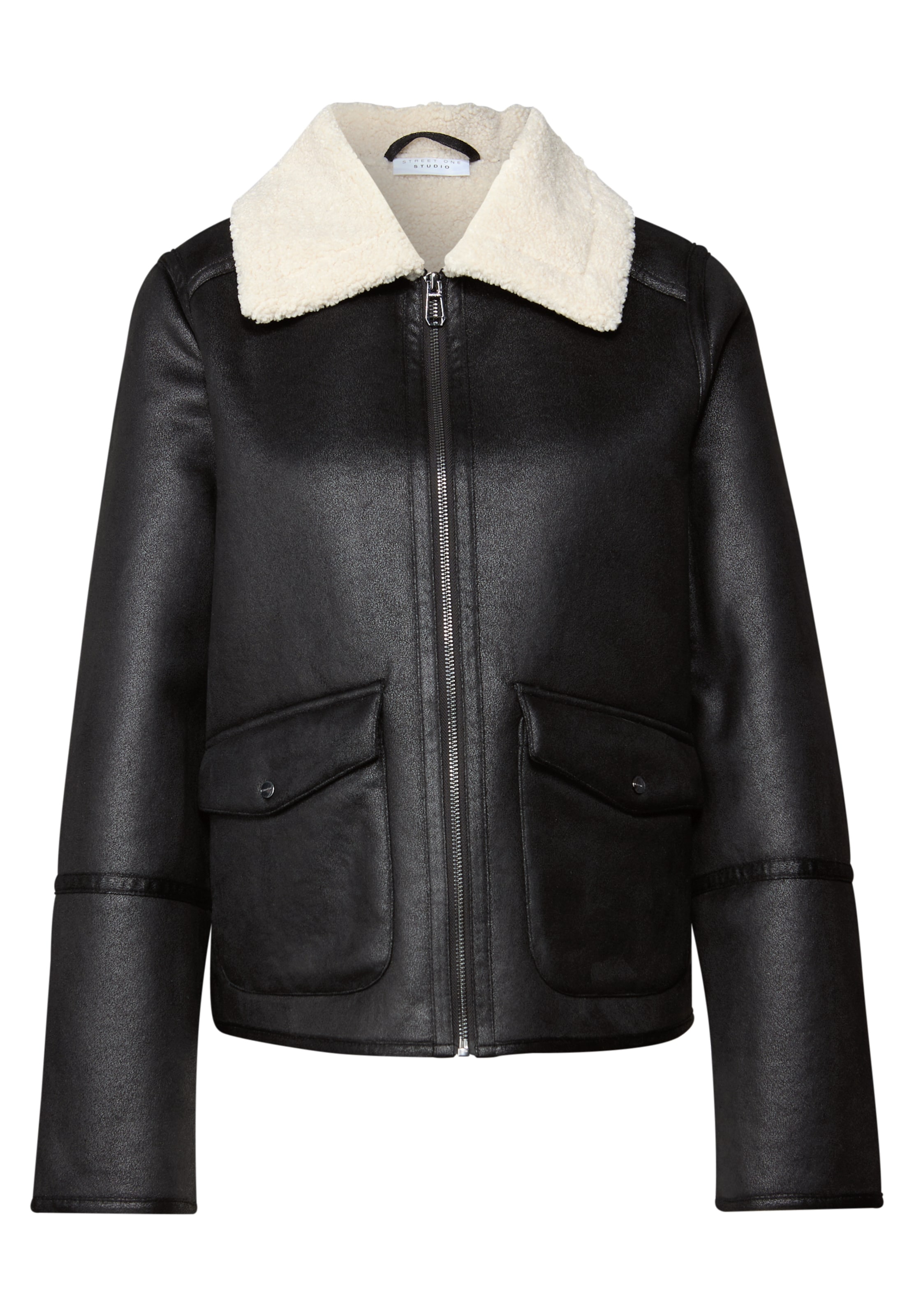 Street One Studio Jacke in Schwarz: Vorderseite