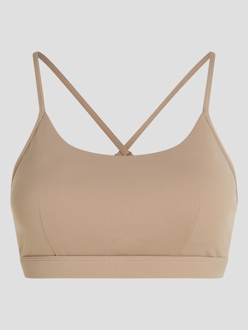 YO-GAYA Bralette Sports Bra 'Ultra Bra' in Beige: front