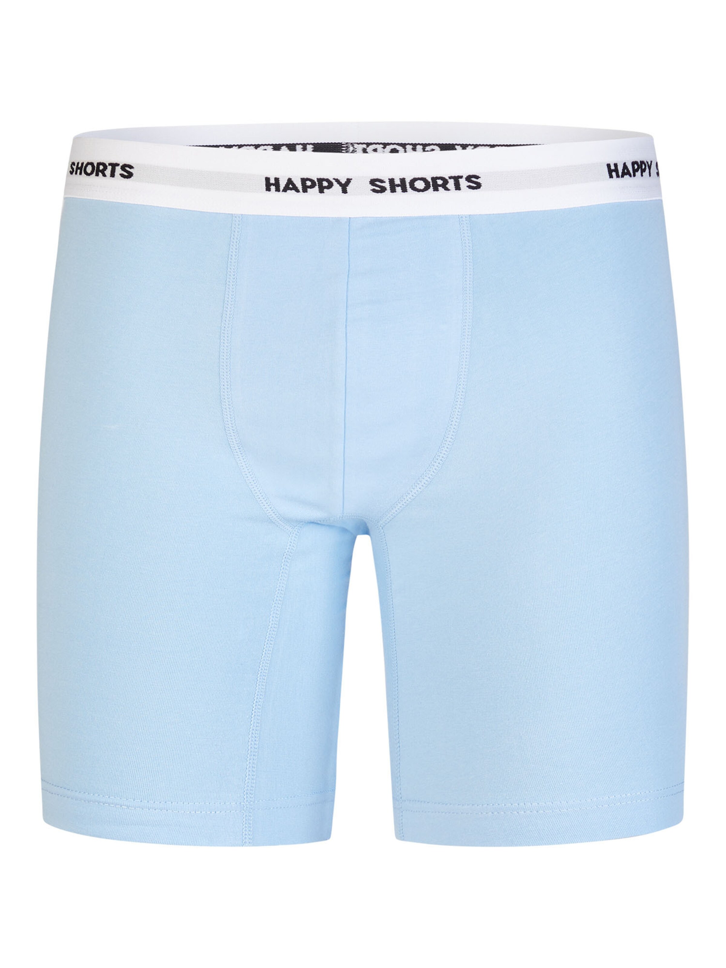 Happy Shorts Boxershorts ' Jersey Long ' in Blauw