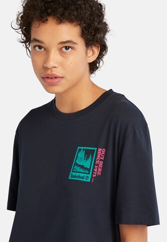 TIMBERLAND T-shirt i blå