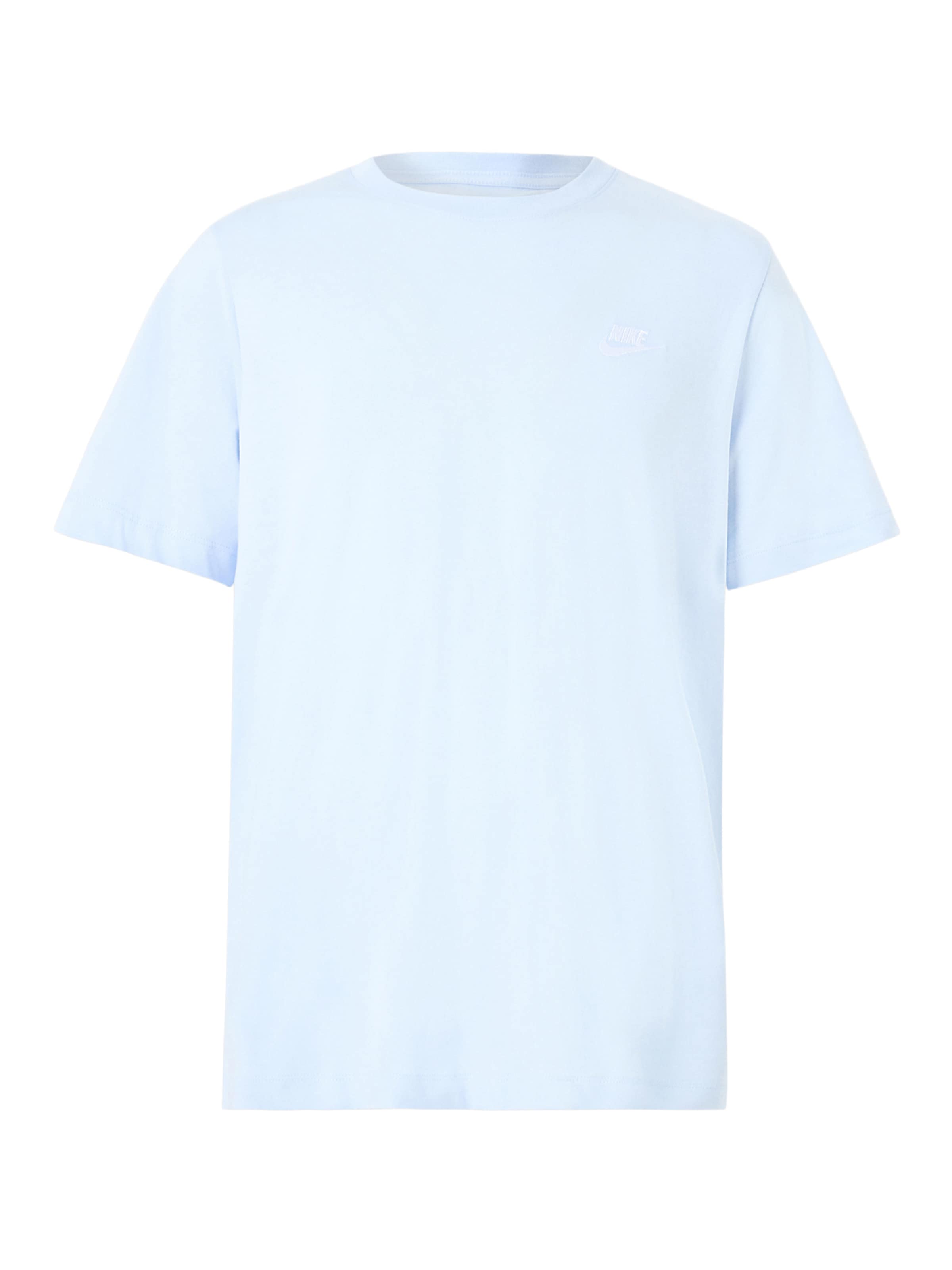Nike Sportswear Rovný strih Tričko 'CLUB' - Modrá: predná strana