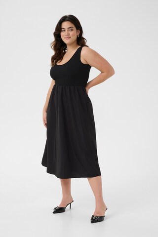 KAFFE CURVE Summer Dress 'Kristi ' in Black