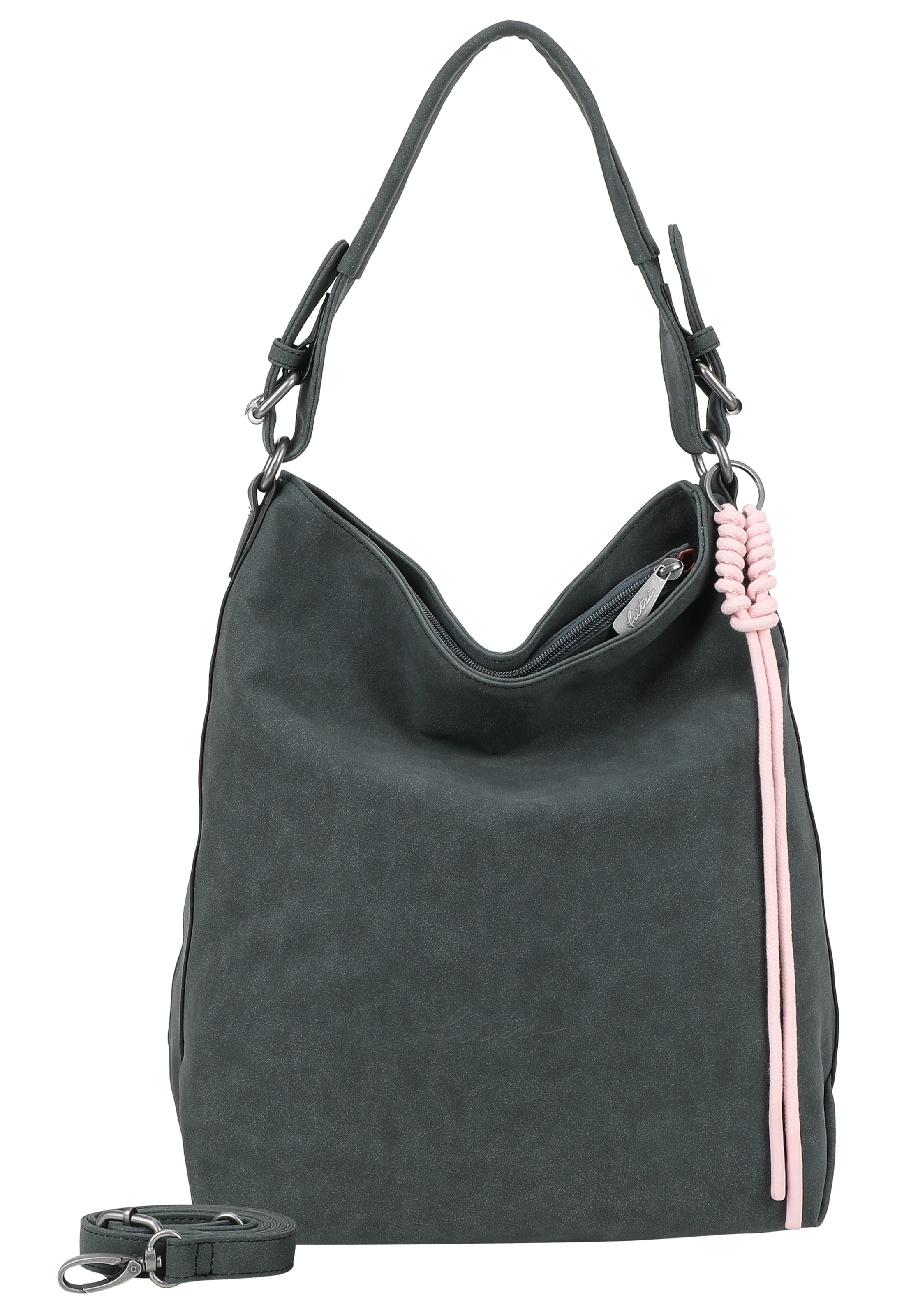 Fritzi aus Preußen Handtasche 'Bitzi01 Suede' in blau, Produktansicht