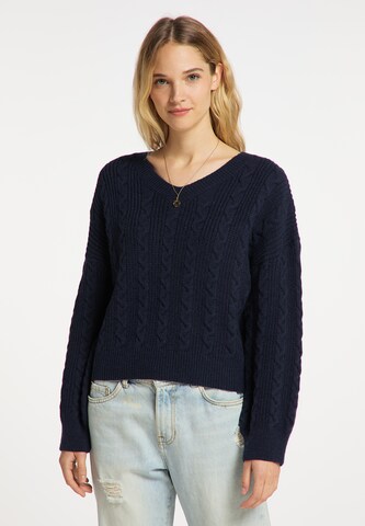 DreiMaster Vintage Sweater in Blue: front