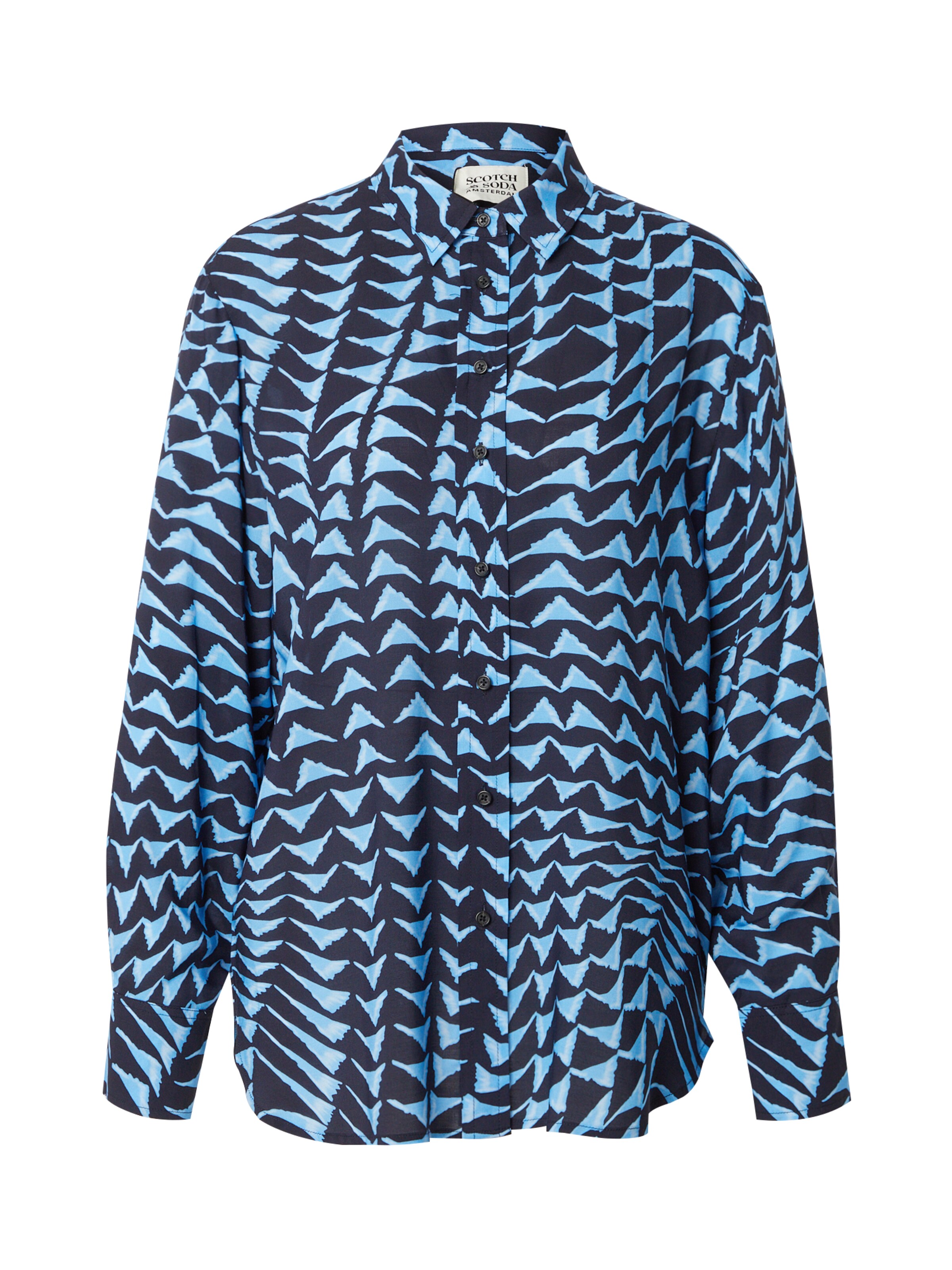 SCOTCH & SODA Blúzka - Modrá: predná strana