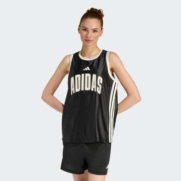 ADIDAS SPORTSWEAR - Top deportivo 'Stadium' en negro: frente