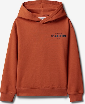 Calvin Klein Jeans Sweatshirt in Orange: Vorderseite