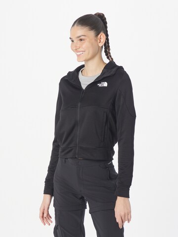 THE NORTH FACE Functionele fleece jas in Zwart: voorkant