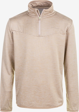 ENDURANCE Athletic Sweater 'Ledger' in Beige: front