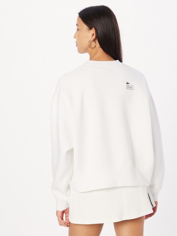 LACOSTE Sweatshirt in Weiß