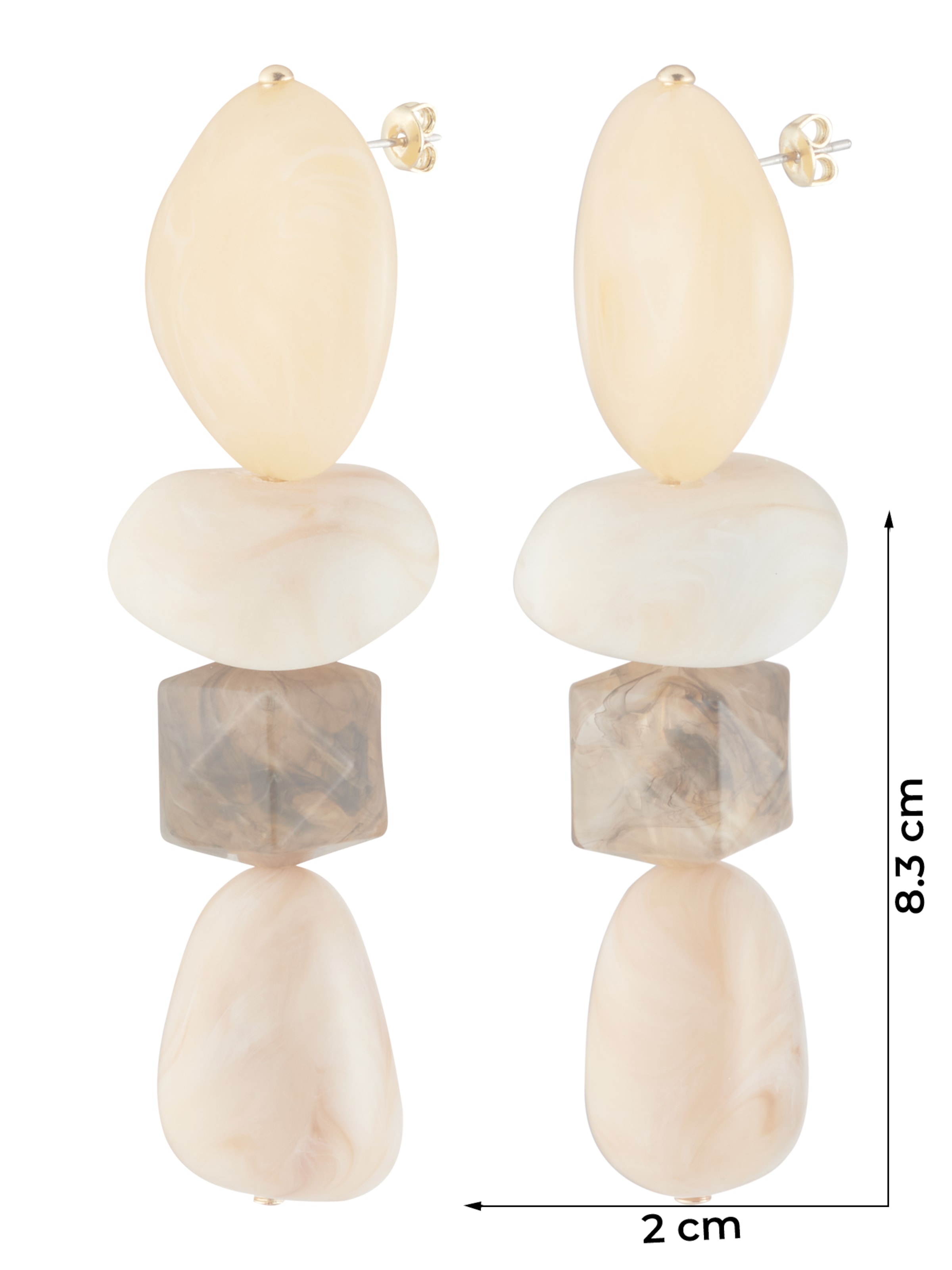 & Other Stories Σκουλαρίκια σε μπεζ