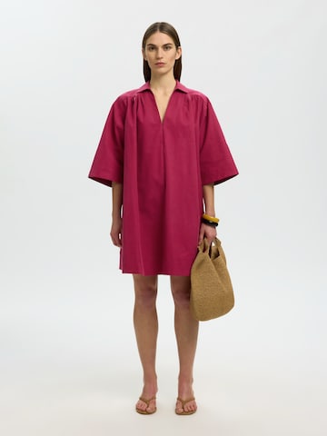 Robe 'SLFTALIA' SELECTED en violet : devant