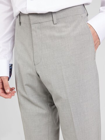 s.Oliver BLACK LABEL Regular Trousers with creases in Grey