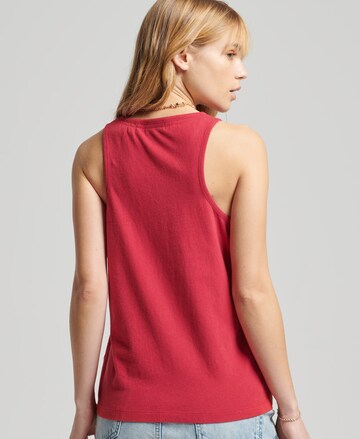 Superdry Sporttop in Rot
