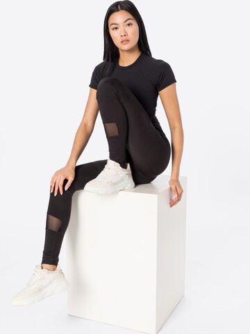 Plein Sport Skinny Leggings in Black