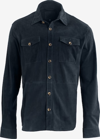 18N62 Hemd 'NEFran' in Blau: Vorderseite