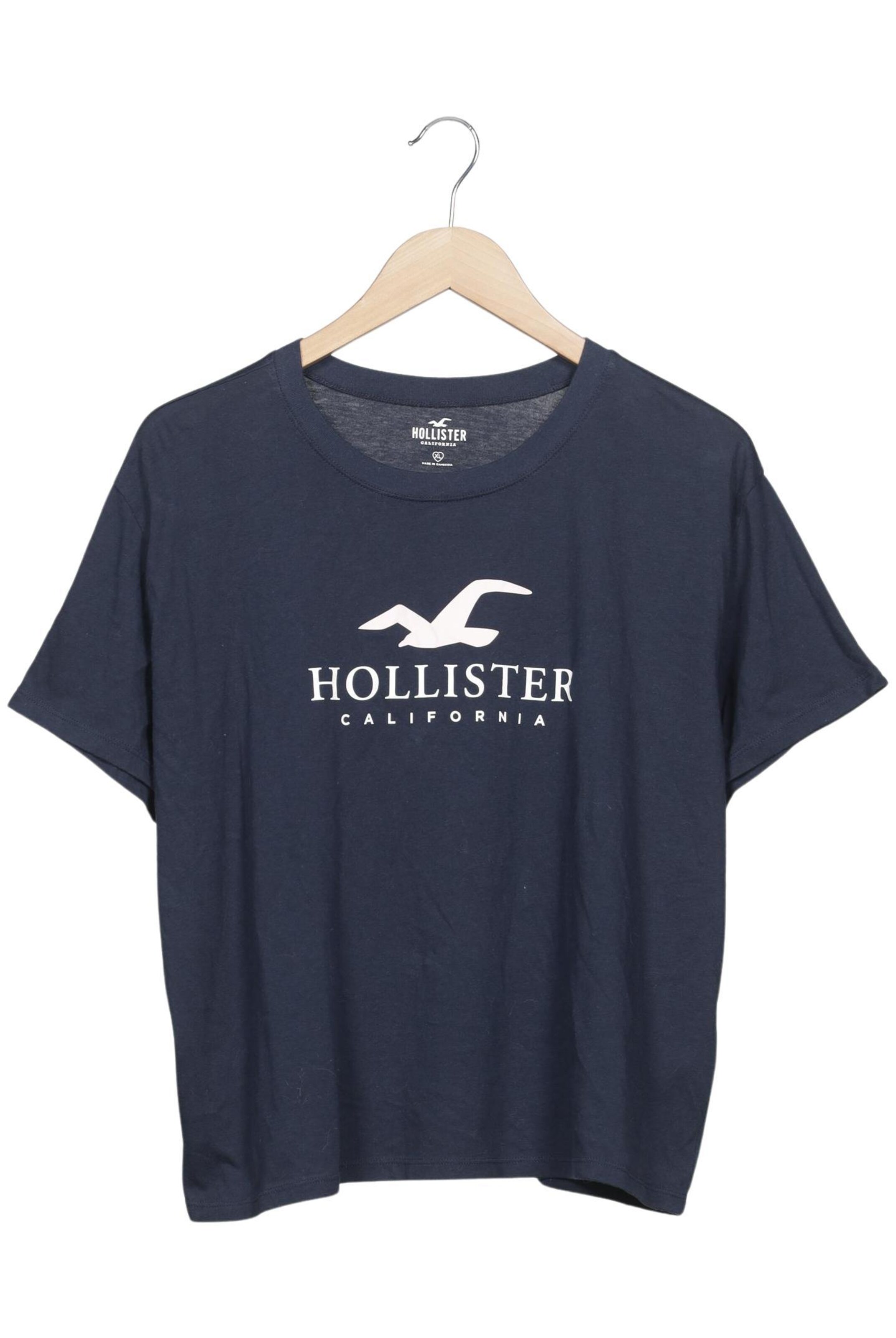HOLLISTER Top & Shirt in XL in Blue: front