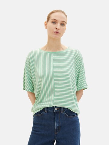 TOM TAILOR Shirt in Groen: voorkant