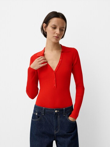 Body a maglietta di Bershka in rosso