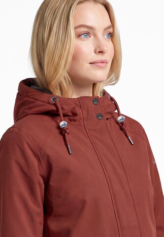 Schmuddelwedda Tussenparka in Rood