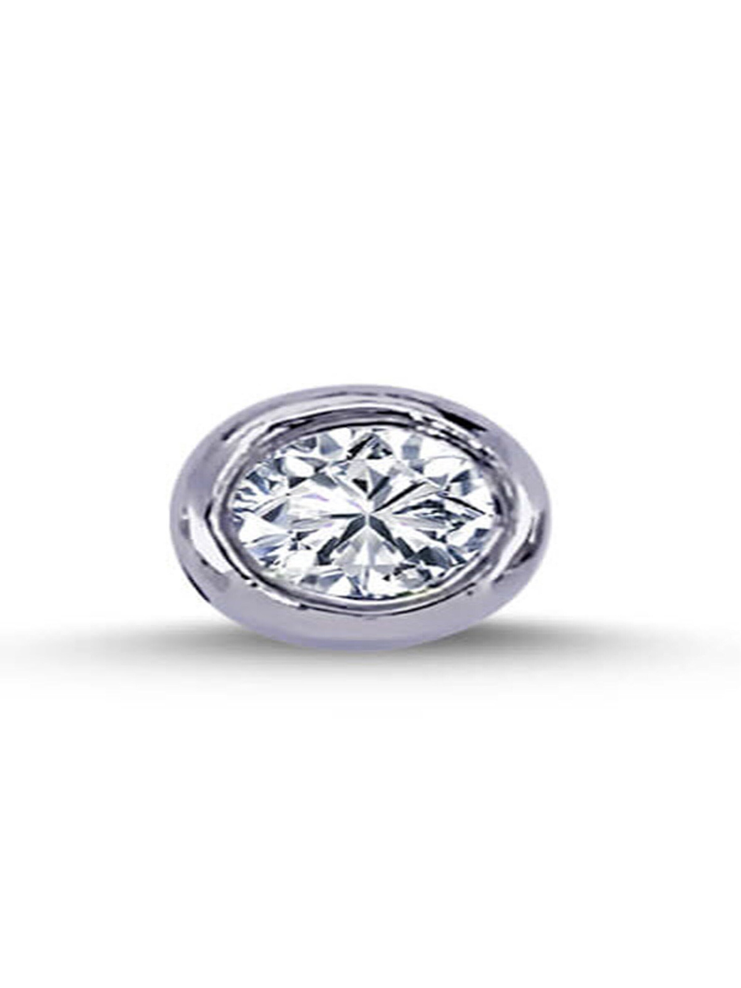 EinStein Diamant Earring in Gold: front