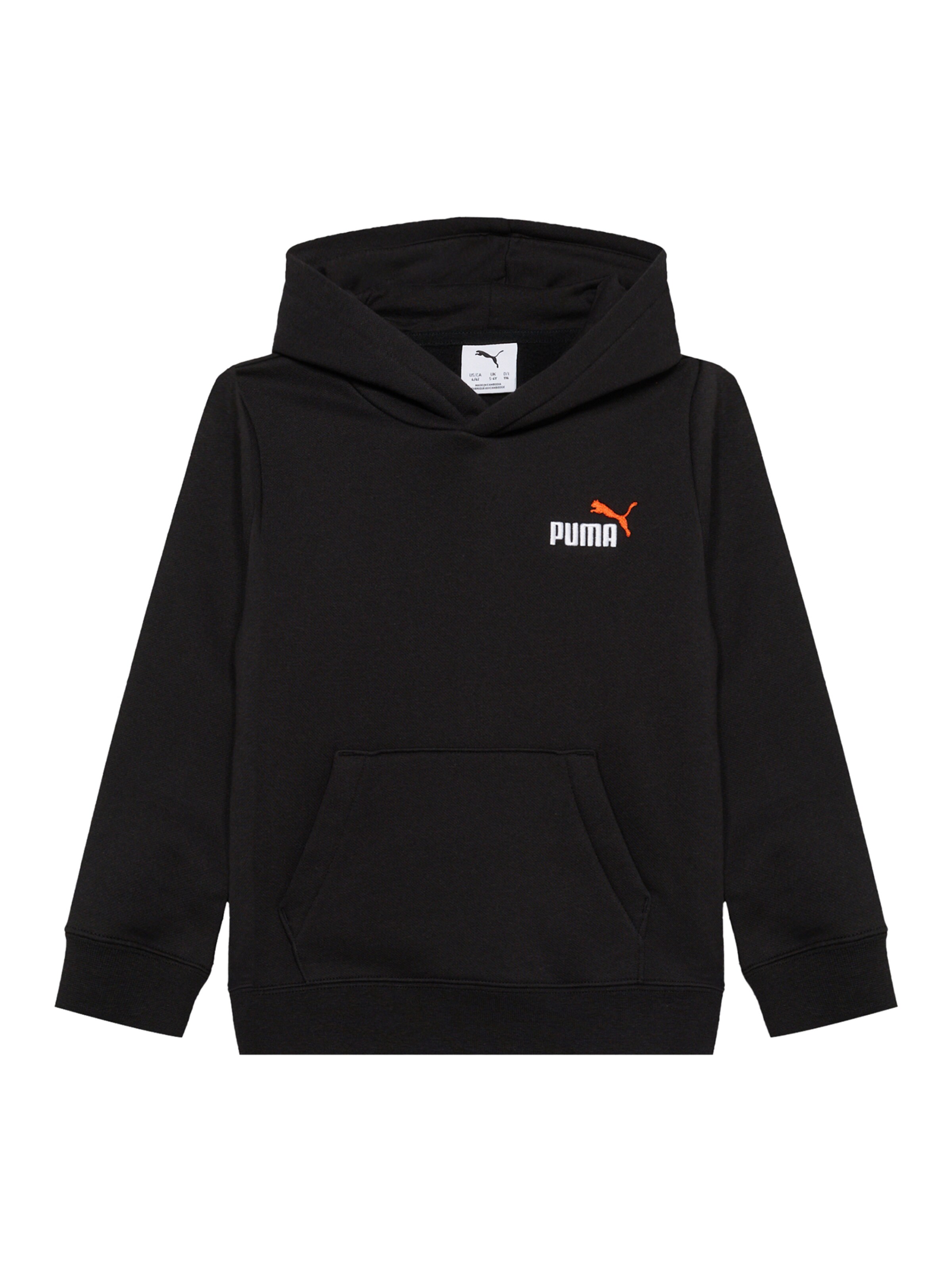 PUMA Sweatshirt 'Ess No. 1' in Black: front