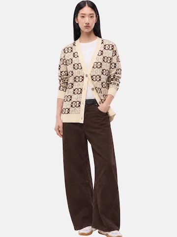 Pullover 'PINKO HALF BREED CARDIGAN JACQUARD Maglieria' di PINKO in beige