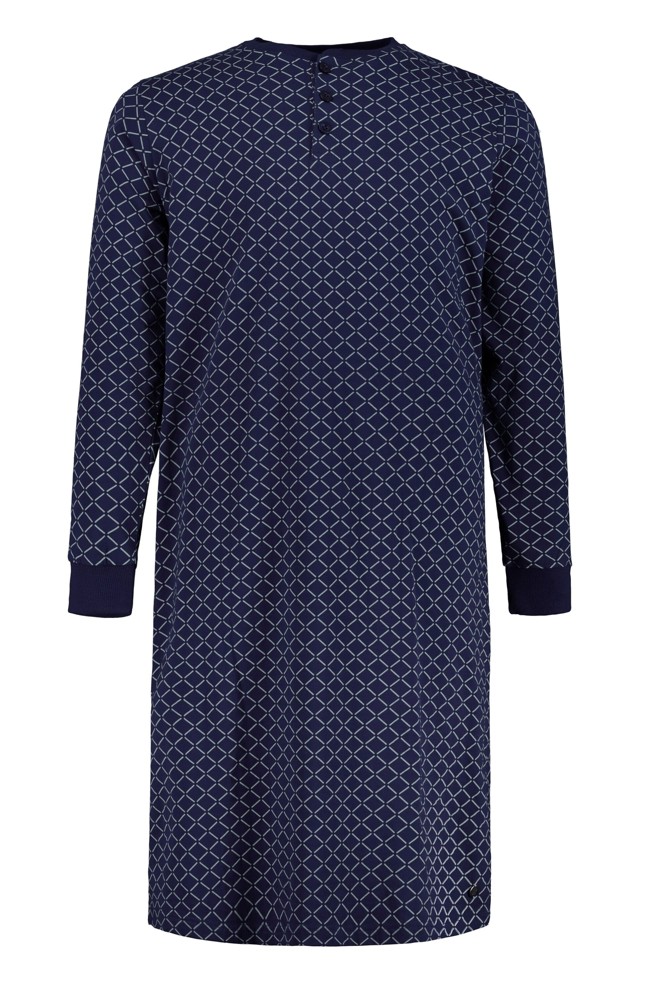 JP1880 Pyjama lang in Blauw: voorkant