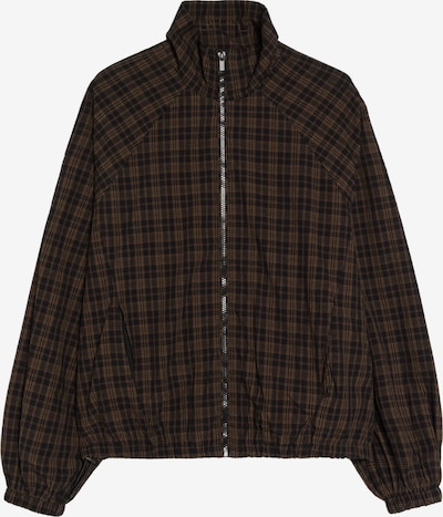 Bershka Välikausitakki koossa XS värissä ruskea / tummanruskea, Tuotenäkymä