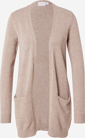 VILA Knit cardigan 'VMRil' in Brown: front
