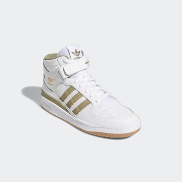 ADIDAS ORIGINALS Sneakers hoog 'Forum' in Wit