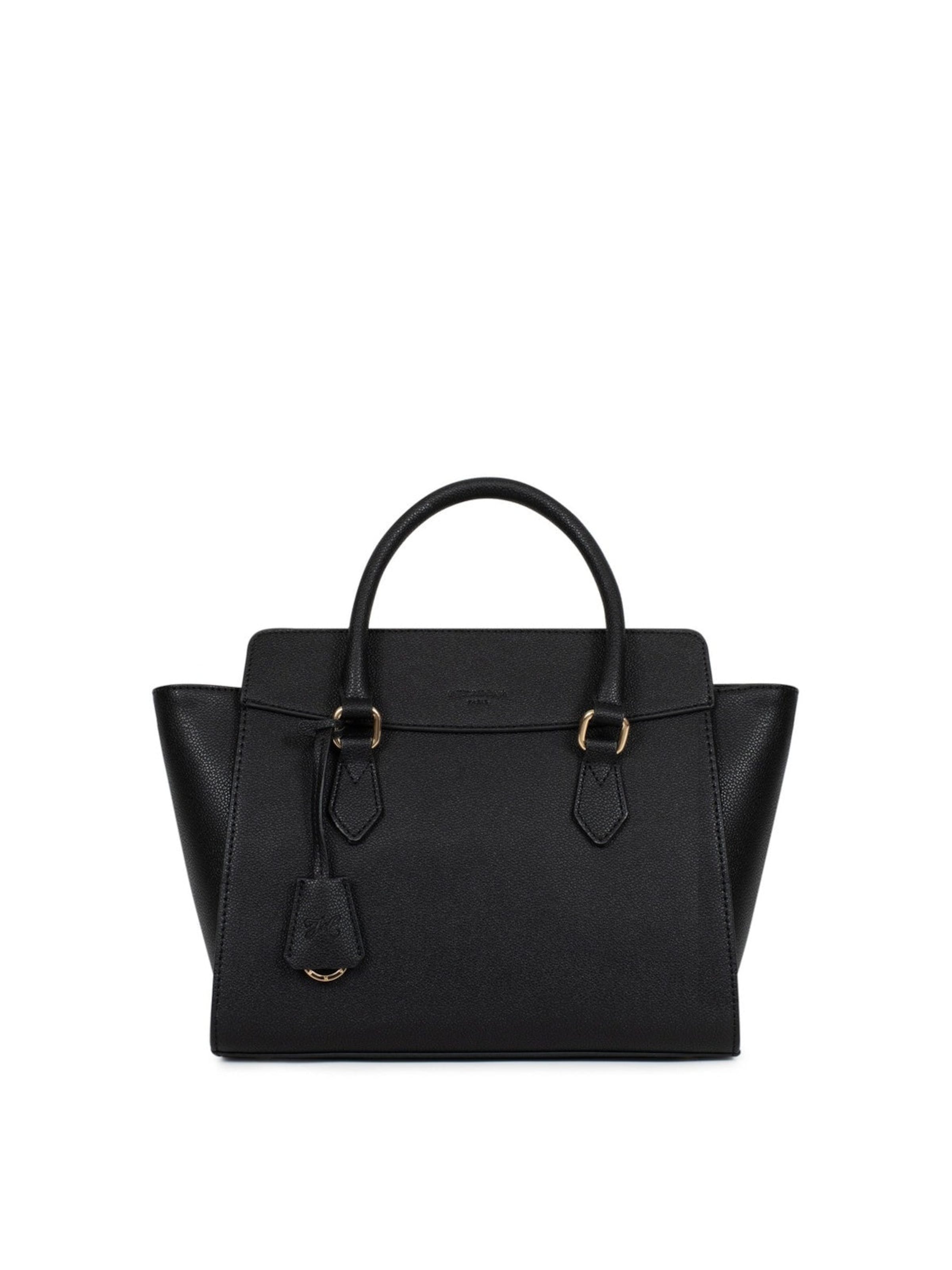 Hexagona Handtasche 'Lys'‌‌‌‌‌‌‌‌‌‌ in Schwarz: Vorderseite