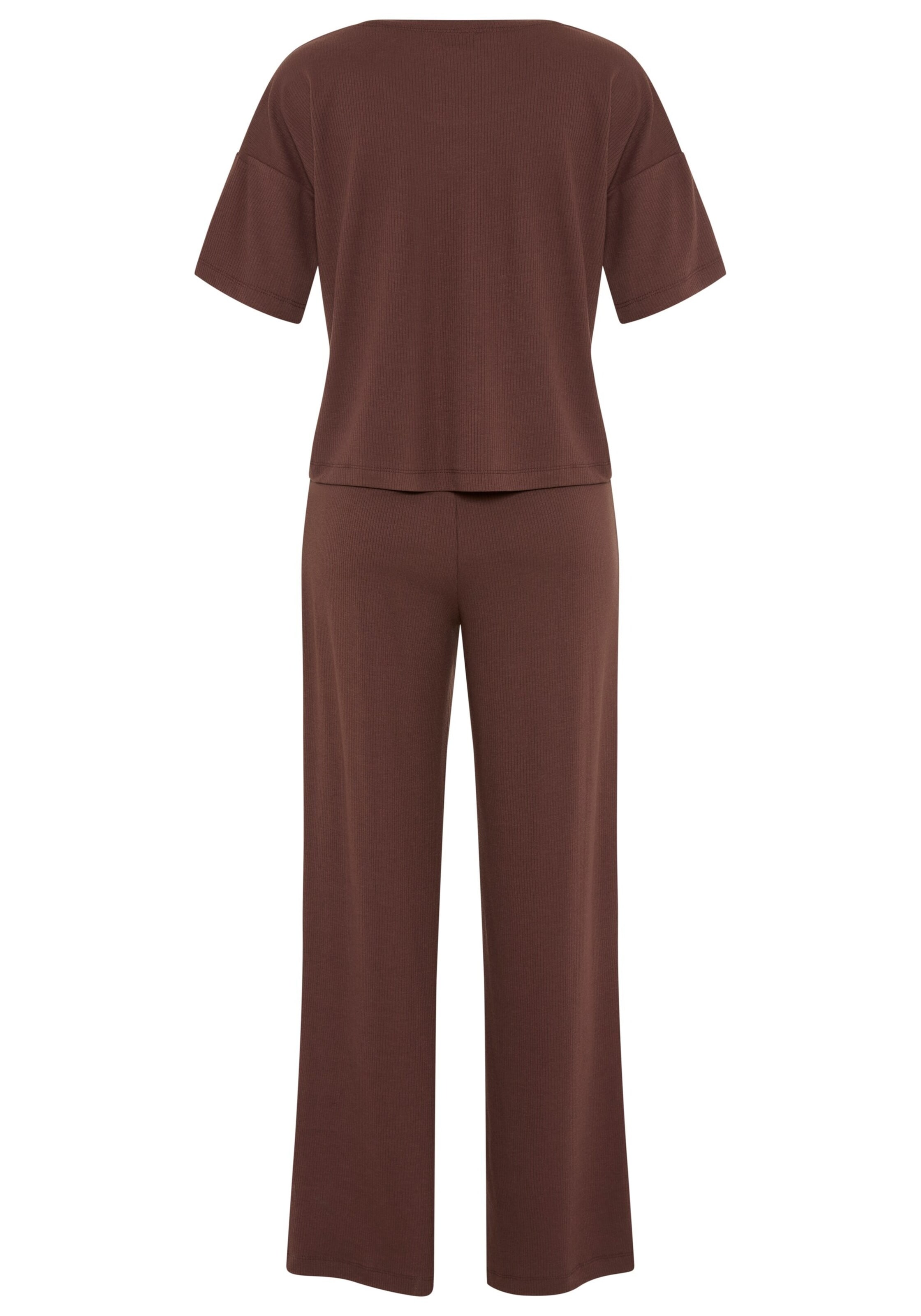Pyjama LSCN by LASCANA en marron